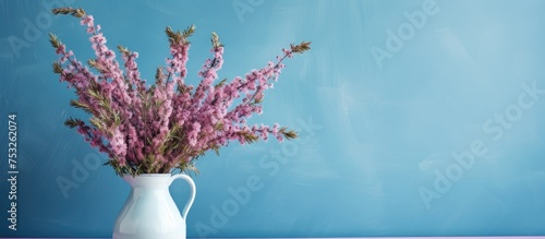 Elegant White Vase Adorned ...