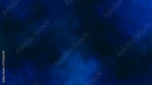 Blue abstract background gradient blur. Light blue and dark blue watercolor background design concept in sky blue.