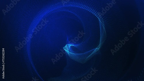 Technology Corporate Particles Background