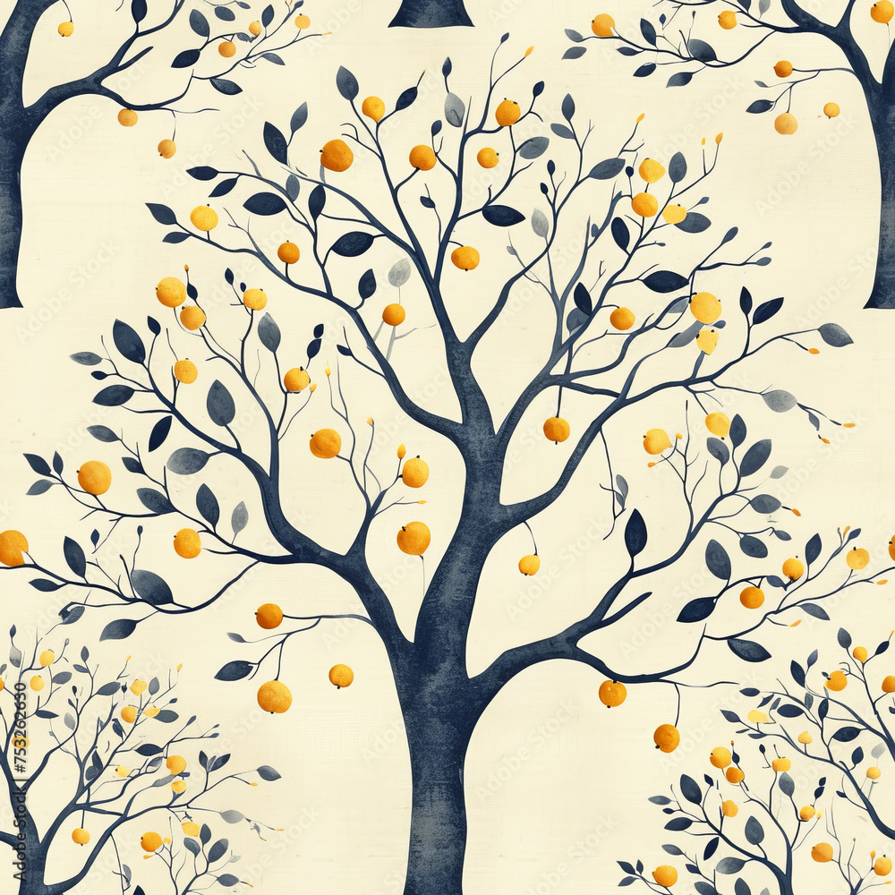 forest tree frameless pattern to enlarge and use as graphic element like background, tiles, ai generated forest tree frameless pattern to enlarge and use as graphic element like background, tiles, ai generated