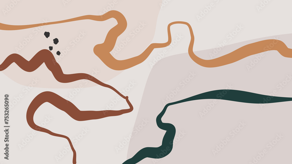Beige Abstract Background In Minimal Trendy Style Beige Abstract Background In Minimal Trendy Style