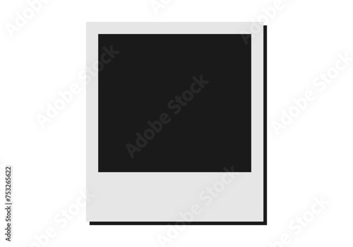 Fotografía analógica gris en fondo blanco.