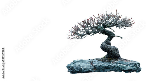 Natures Artistry Bonsai Elegance on White or PNG Transparent Background.png