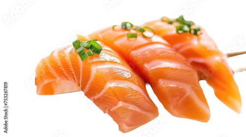 sliced salmon, fresh seafood fish fillet isolated on a transparent background.png
