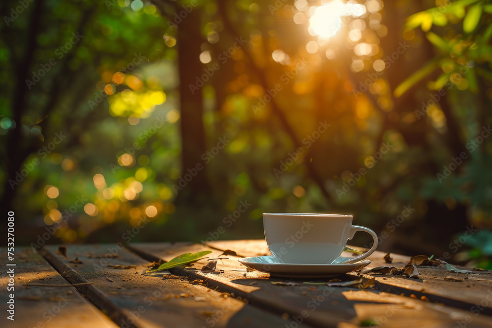 Morning Bliss, Tea Time in the Forest Morning Bliss, Tea Time in the Forest