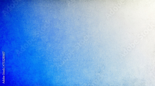 Blue white light , texture gradient rough abstract background grainy noise and grungy