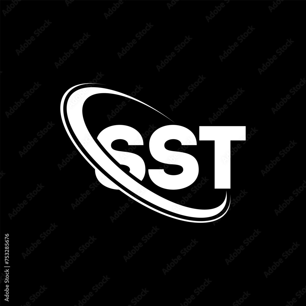 SST logo. SST letter. SST letter logo design. Initials SST logo linked with circle and uppercase monogram logo. SST typography for technology, business and real estate brand. SST logo. SST letter. SST letter logo design. Initials SST logo linked with circle and uppercase monogram logo. SST typography for technology, business and real estate brand.