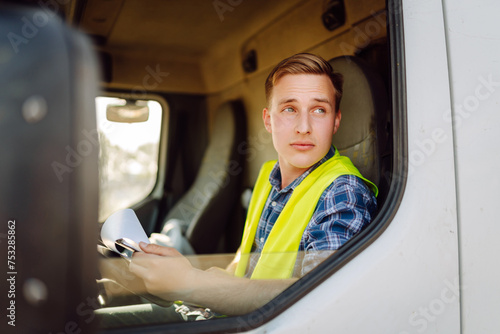 Foto Truck driver job
