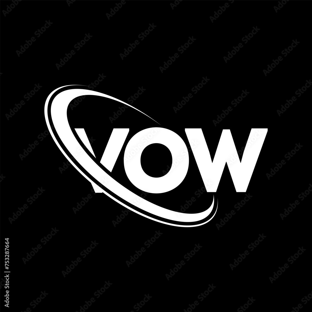 VOW logo. VOW letter. VOW letter logo design. Initials VOW logo linked with circle and uppercase monogram logo. VOW typography for technology, business and real estate brand. VOW logo. VOW letter. VOW letter logo design. Initials VOW logo linked with circle and uppercase monogram logo. VOW typography for technology, business and real estate brand.