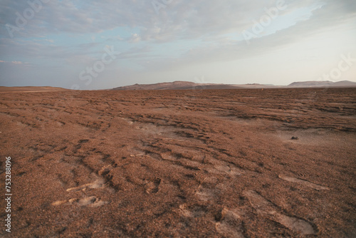Desert iron sand landscape