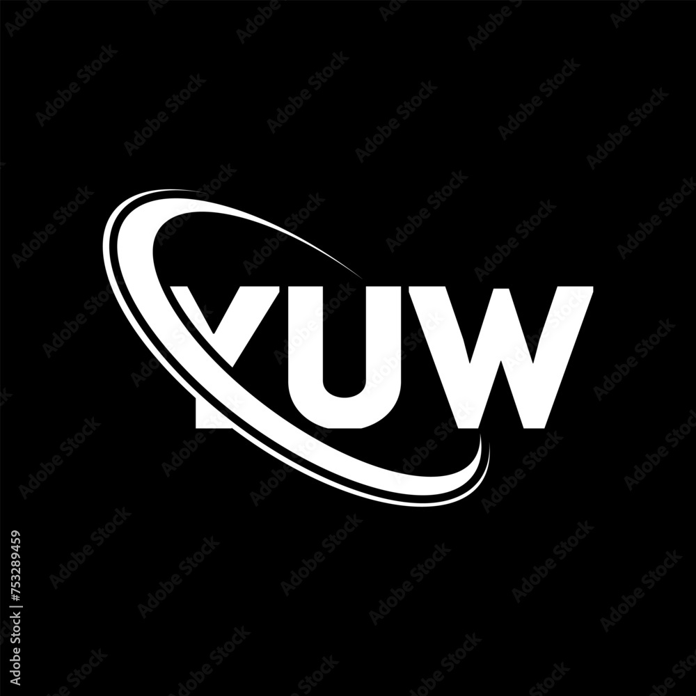 YUW logo. YUW letter. YUW letter logo design. Initials YUW logo linked with circle and uppercase monogram logo. YUW typography for technology, business and real estate brand. YUW logo. YUW letter. YUW letter logo design. Initials YUW logo linked with circle and uppercase monogram logo. YUW typography for technology, business and real estate brand.