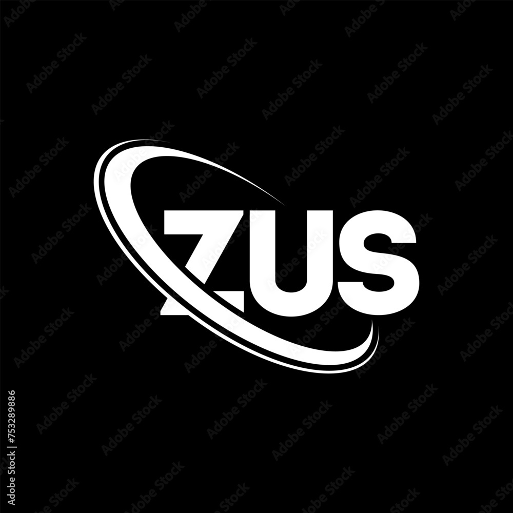 ZUS logo. ZUS letter. ZUS letter logo design. Initials ZUS logo linked with circle and uppercase monogram logo. ZUS typography for technology, business and real estate brand. ZUS logo. ZUS letter. ZUS letter logo design. Initials ZUS logo linked with circle and uppercase monogram logo. ZUS typography for technology, business and real estate brand.