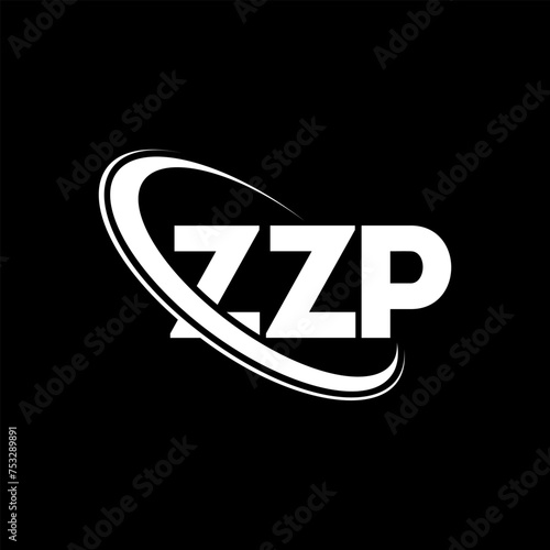 ZZP logo. ZZP letter. ZZP letter logo design. Initials ZZP logo linked with circle and uppercase monogram logo. ZZP typography for technology, business and real estate brand.