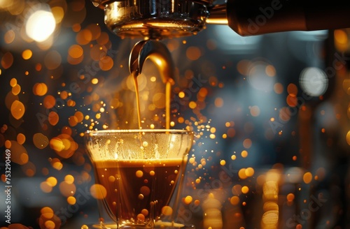 Filling a Cup of Coffee