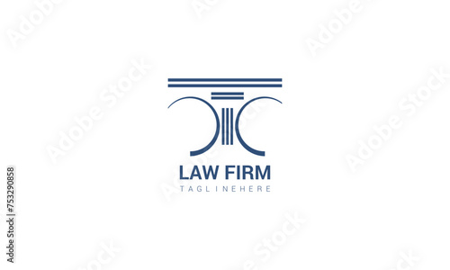 A sleek and professional logo featuring a stylized courthouse with pillars, representing the judicial system and the pursuit of truth.
