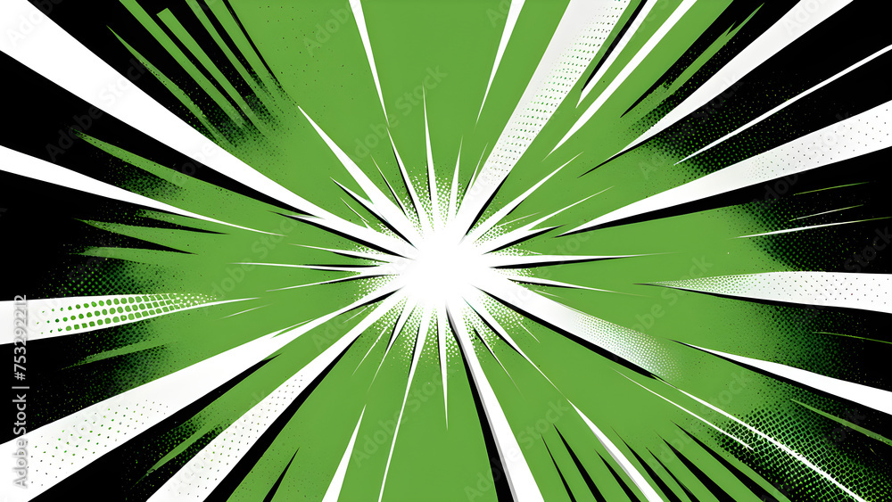 Obraz premium comic book impact effect background 17