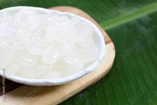 Sugar palm seed in syrup