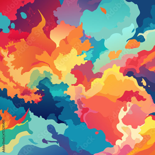 Abstract Watercolor Backgrounds  © IconicWave