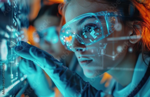 Woman Wearing Glasses Looking at Camera