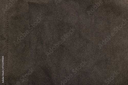 Texture of gray suede fabric