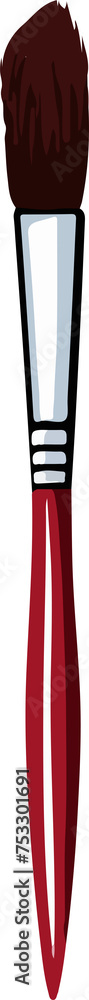 Naklejka premium paintbrush illustration isolated on transparent background. 