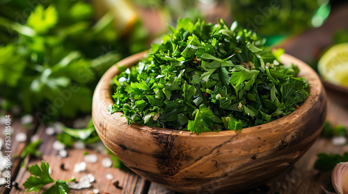 the beauty of parsley enhancing the flavor of a Mediterranean tabbouleh salad