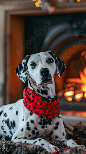 portrait of a Dalmatian dog © Clemency