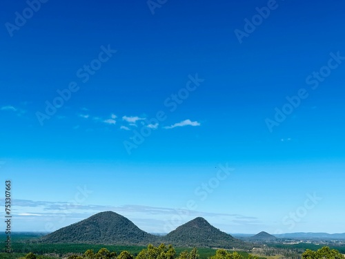 Glasshouse Mountains  Sunshine Coast  Queensland  Australia