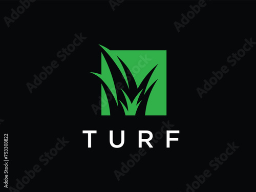 Natural Vector grass logo. Design templates for wild grass, artificial grass, field grass, lawn grass, wild grass.