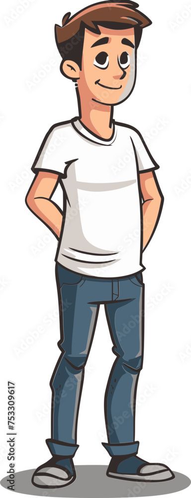 The Wanderlust Man: Vector Journey to Unknown Horizons The Wanderlust Man: Vector Journey to Unknown Horizons