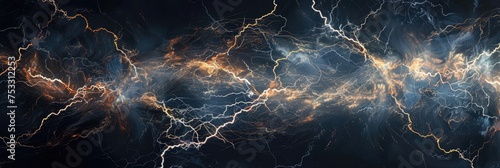 Abstract lightning © PinkiePie