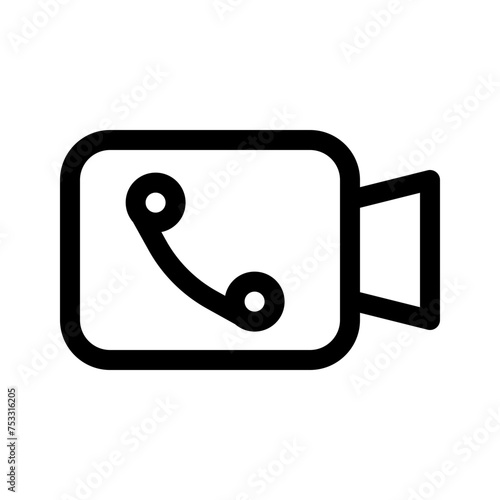 videocall line icon