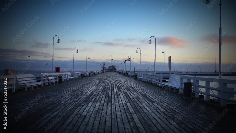Sopot Pier - pier in city of Sopot, Poland Sopot Pier - pier in city of Sopot, Poland