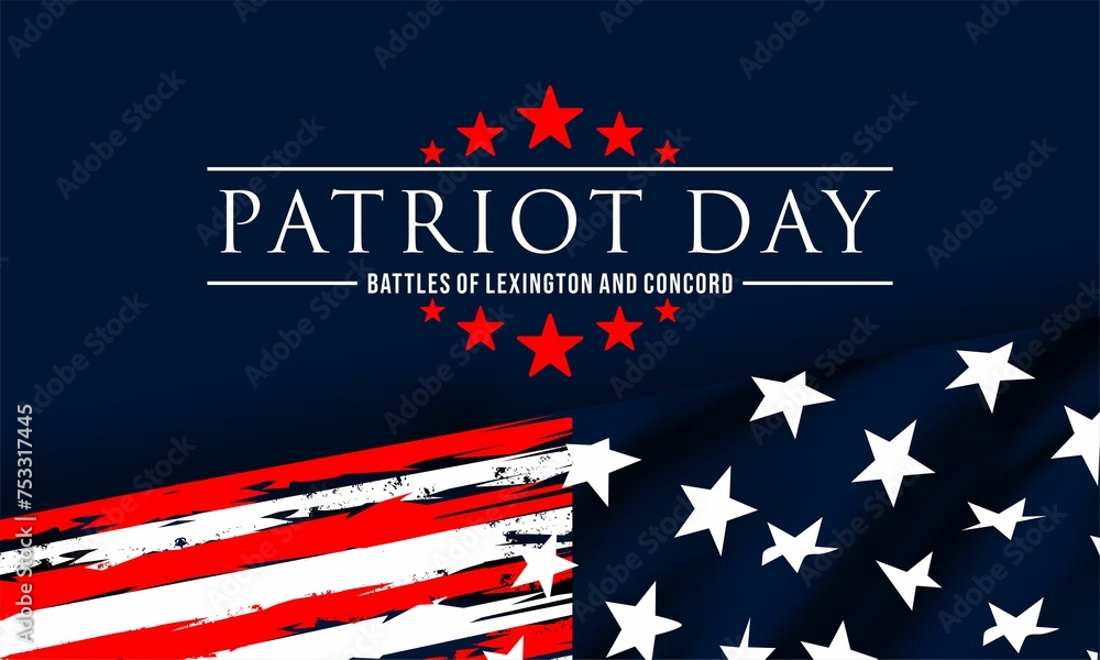 patriot day , battles of Lexington and Concord vektor background. patriot day , battles of Lexington and Concord vektor background.