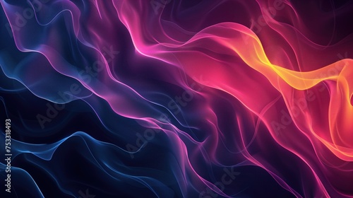Abstract wave flowing gradient background
