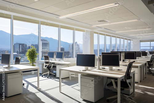 Sleek and Modern Workspace: Inside the CJ OliveNetworks Corporate Office