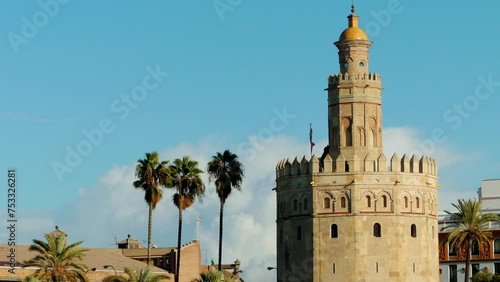 Torre del Oro (Tower of Gold) in Seville, Spain photo