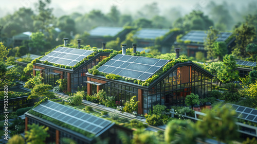 Fototapeta Naklejka Na Ścianę i Meble -  Industrial aerial new energy solar photovoltaic production base.