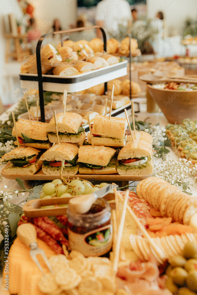 Fototapeta premium variety of snacks