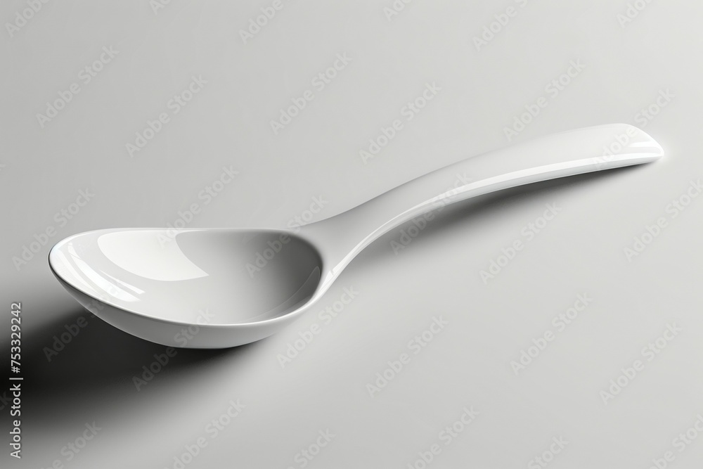 New spoon. Background with selective focus and copy space New spoon. Background with selective focus and copy space
