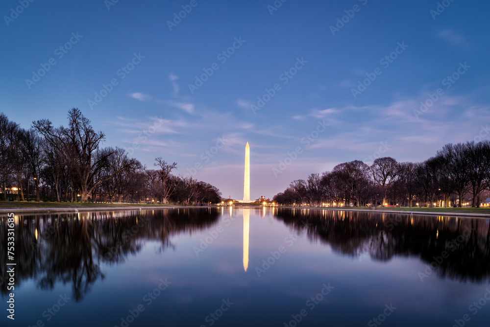 The Washington Monument in the Evening - Washington D.C.