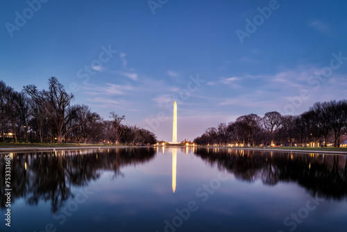 The Washington Monument in the Evening - Washington D.C.