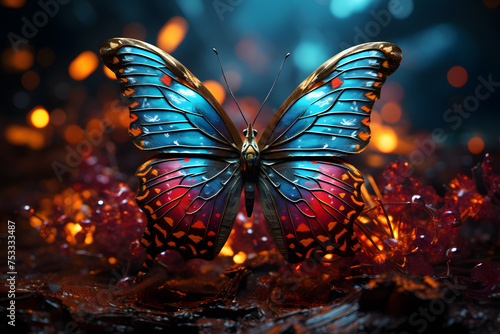colorful Butterfly beautiful cinematic © Dicky