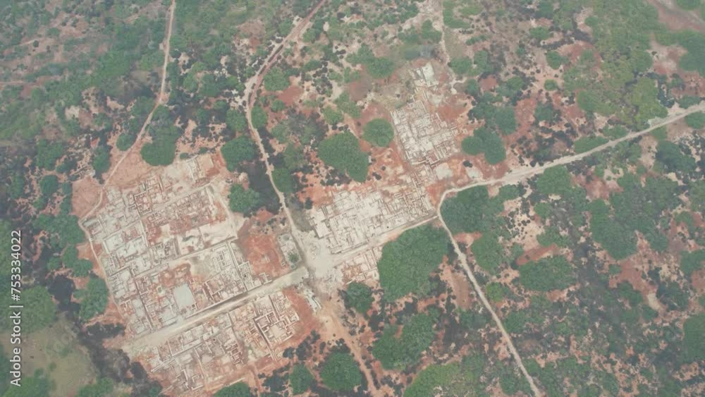 Nature's Embrace: Mohenjo Daro from the Sky Nature's Embrace: Mohenjo Daro from the Sky