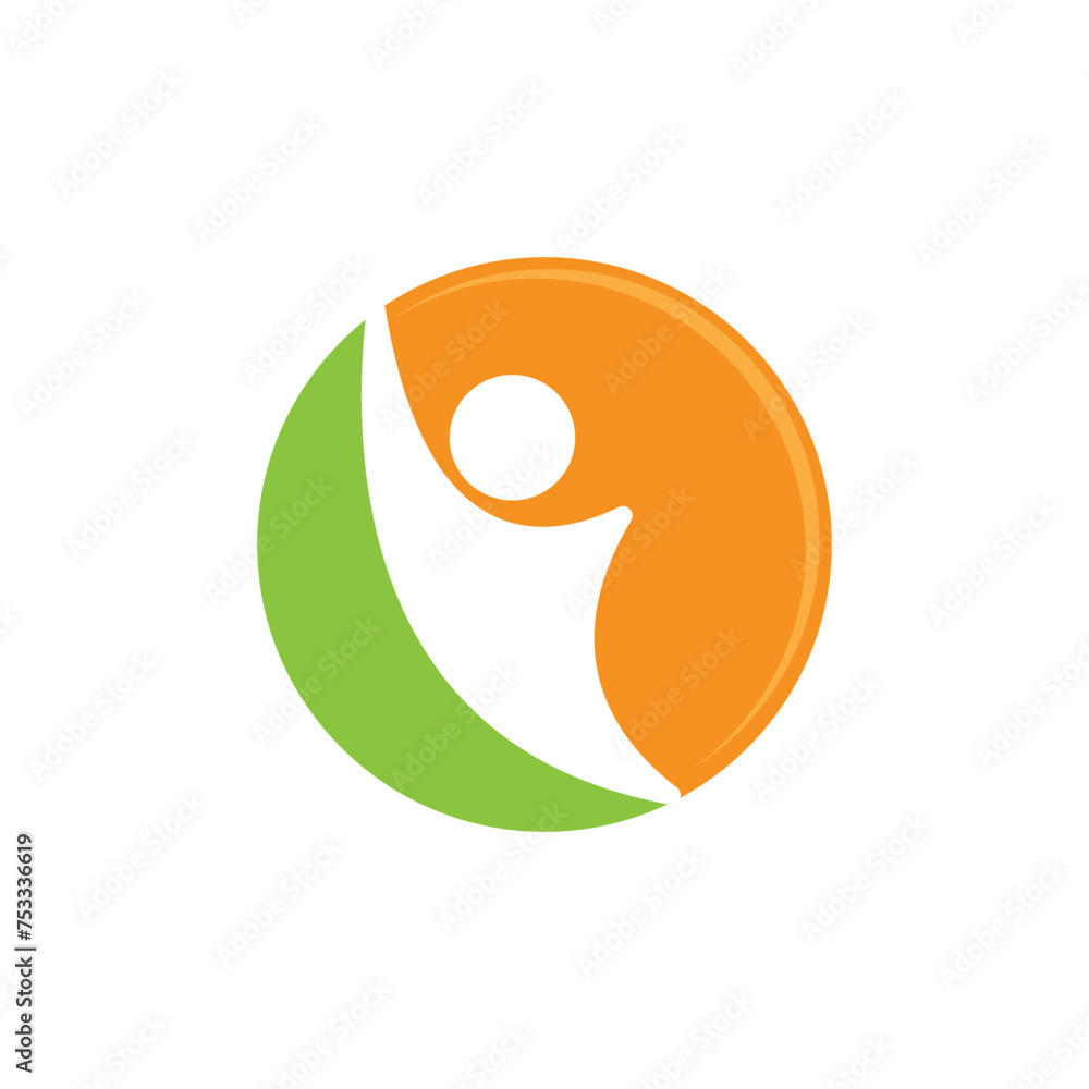 Community, network and social logo people design Community, network and social logo people design