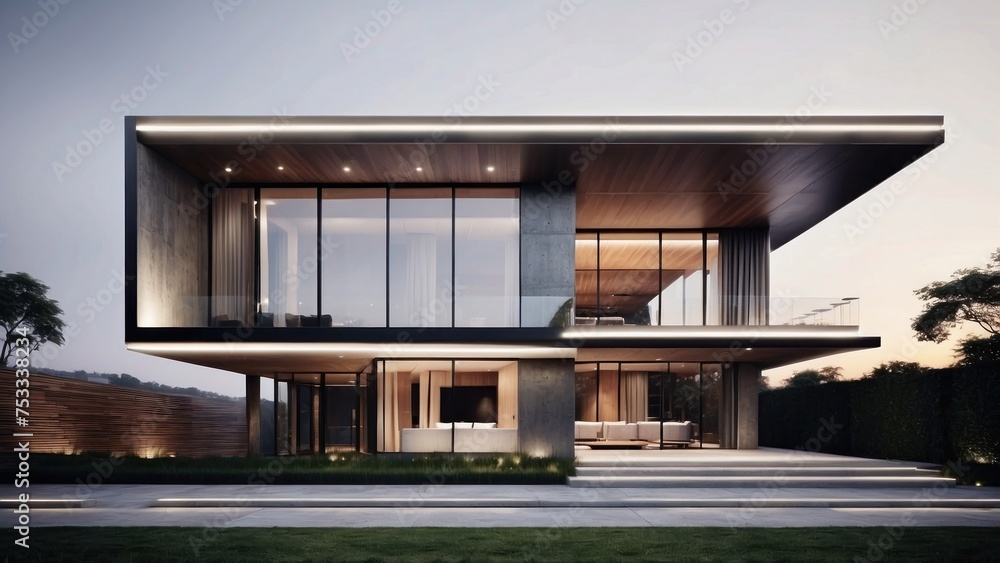 Obraz premium Modern Exterior Building Design Ideas