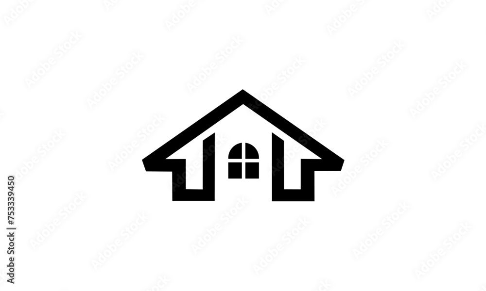 house icon isolated on white