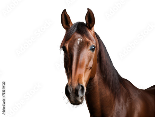 horse isolated on transparent background  transparency image  removed background