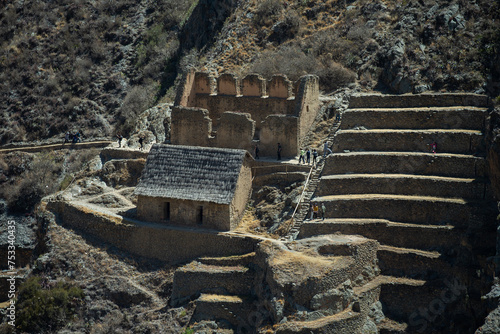 Cuadro en lienzo Ollantaytambo is a well-preserved Inca ruins and its historical significance as