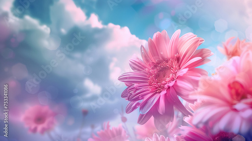 Pink Gerbera Daisy in Soft Focus © TY